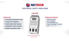Netech Electrical Safety Analyzers - Video