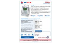 Netech - Model IPA 2000 - Infusion Pump Analyzers - Brochure