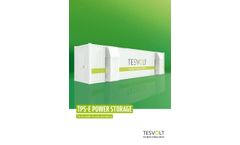 TESVOLT - Model TPS-E - Lithium Storage System - Brochure