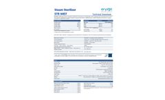 Eryigit STR 4407 Steam Sterilizer Datasheet