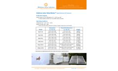 Aldelano Solar WaterMaker - Model Hurricane 125 - Atmospheric Water Generator - Brochure