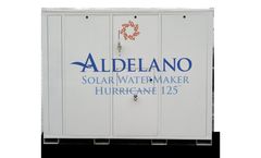 Aldelano Solar WaterMaker - Model Hurricane 125 - Atmospheric Water Generator