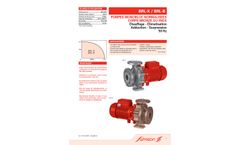 Salmson - Model BRL - EN 733 Standardised One-Piece Pump - Datasheet