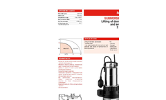 Model Mini SVO - Submersible Pump - Brochure
