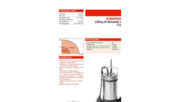 Model FVO 204 - Submersible Pump - Brochure