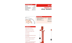 GV 28 - GV 50 - Vertical Sump Pumps - Brochure