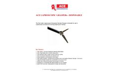 ACE - Disposable Laparoscopic Monopolar Serrated Grasper - Specification Sheet
