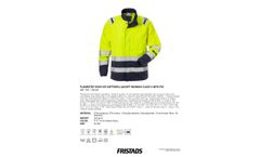 FRISTADS - Model CLASS 3 4076 FSS - Smooth And Comfortable Flame Protective Softshell Jacket - Brochure