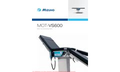 Mizuho OSI - Model MOT-VS600 - Slide Top Operating Table - Brochure