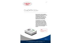 Semi-Automated 1-Channel Coagulation Analyzer CoaDATA 504+ - Brochure