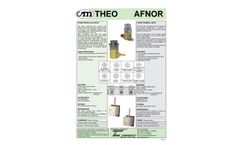 CAHOUET - Model THEO - AFNOR Terminal Unit (Wall, Bedhead, Ceiling Pendant) - Datasheet