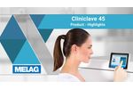 Large Steam Sterilizer (1 STU) for practices and clinics: Cliniclave 45 | MELAG Product Highlights - Video