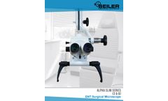 Alpha Slim - ENT Surgical Microscope - Specifications Sheet