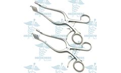 Medikrebs - 2 Pcs Adson Self Retaining Retractor Blunt 3 x 4 Prongs 20 cm