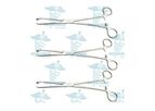 Medikrebs - 3 Pcs Allis Tissue Forceps 5 x 6 Teeth 19 cm