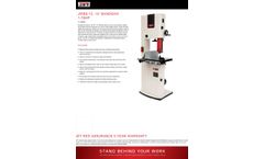 JET - Model JWBS-15-3 - 15 Inch Bandsaw 3HP, 230V Brochure