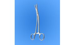 Surgipro - Model SP0-206 - Angled Surgical Atraumatic Tenaculum Forceps