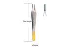Gulmaher Surgico - Model 1515-12 - TC Adson Thumb Forceps