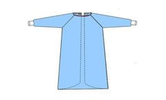 Model 1231-340XXL - Breathable Poly Surgical Gown, Full Poly-Reinforced, XX-Large, X-Long (56 Inch), RaglanPlus Sleeves