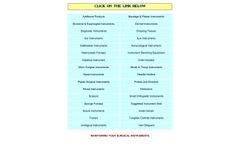 Operating Room Surgical Instruments - Brochure