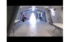 Field Hospital walk through - HOSPITAINER - Video