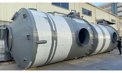 Acid waste gas scrubber