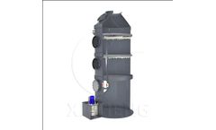Waste-to-energy (WTE) plant waste gas treatment