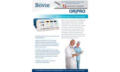 Bovie - Model OR | PRO 300-A3350 - High Frequency Electrosurgical Generator - Brochure