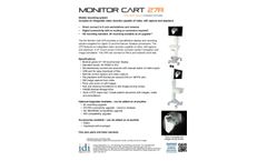 IDI - Model 27R - Monitor Cart - Brochure