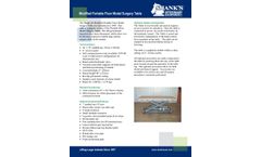 Shank - Modified Portable Floor Surgery Table - Brochure