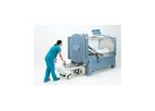 Sechrist - Model H-Series - Monoplace Hyperbaric Chamber Gurney Storage with Low Profile Gurney