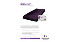 Sizewise - Model Immerse - Full-Body Therapeutic Mattress System Brochure