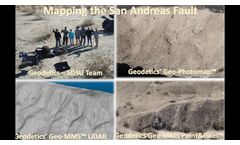 Mapping the San Andreas Fault with Geodetics` UAV-based LiDAR and Photogrammetry - Video