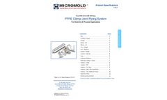 FLUOR-O-FLO - Model PTFE- XP - Acid Waste Clamp Joint Piping System - Brochure