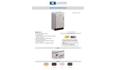Clinton - Model 8711-A - Molded Top Bedside Cabinet - Brochure