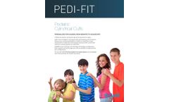 Delfi - Model Pedi-Fit - Pediatric Cylindrical Cuffs - Brochure