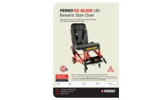 EZ-Glide - Model LBS - Bariatric Stair Chair - Datasheet