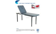 Cardon - Fixed Height Treatment Table (FHT) Brochure