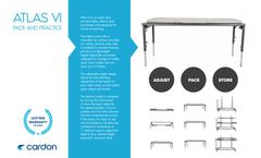 Cardon - Model Atlas VI - Pack and Practice Table Datasheet