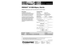 Prosat Sterile - Model PS-911EB - Wipes - Brochure