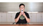 Contec Handheld Bluetooth Rechargable Battery Spirometer SP80B PC/Android/IOS support - Video