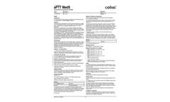 Cobas - Model t 411 - Coagulation Analyzer - Brochure