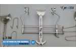 Balfour Abdominal Retractor Self Retaining Adjustable | GerVetUSA - Video