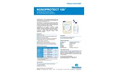 Nosoprotect - Model 100 - Foaming Disinfectant Spray for Instrument Pre-Treatment - Brochure