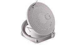 Kompozit - Model K-AY-RD04 - Hinged Manhole Cover