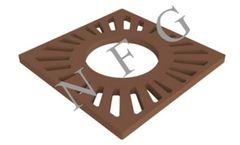 Kompozit - Model K-AY-MA02 - Tree Bottom Grating 600Ã—600 mm