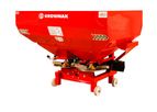 Growmak - Model GRW 600 - Mounted Type Double Disc Fertilizer Spreader 600 lt