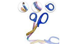 Cynamed - Cynamed Heavy Duty Trauma Utility Shears with Multicolor Titanium Coating