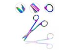 Cynamed - Cynamed Suture Stitch Scissors with Multicolor Titanium Coating