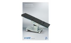 Lojer Scandia - Model SC440 Prime - Operating Table - Brochure